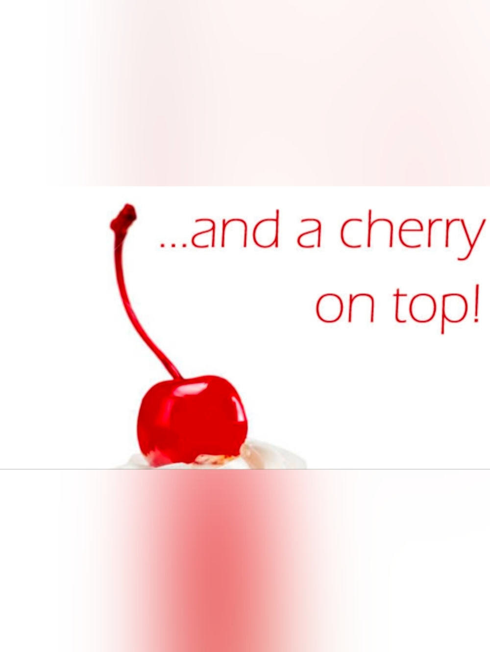 Red Cherry Graphic Accent